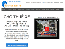 Tablet Screenshot of kenhchothuexe.com